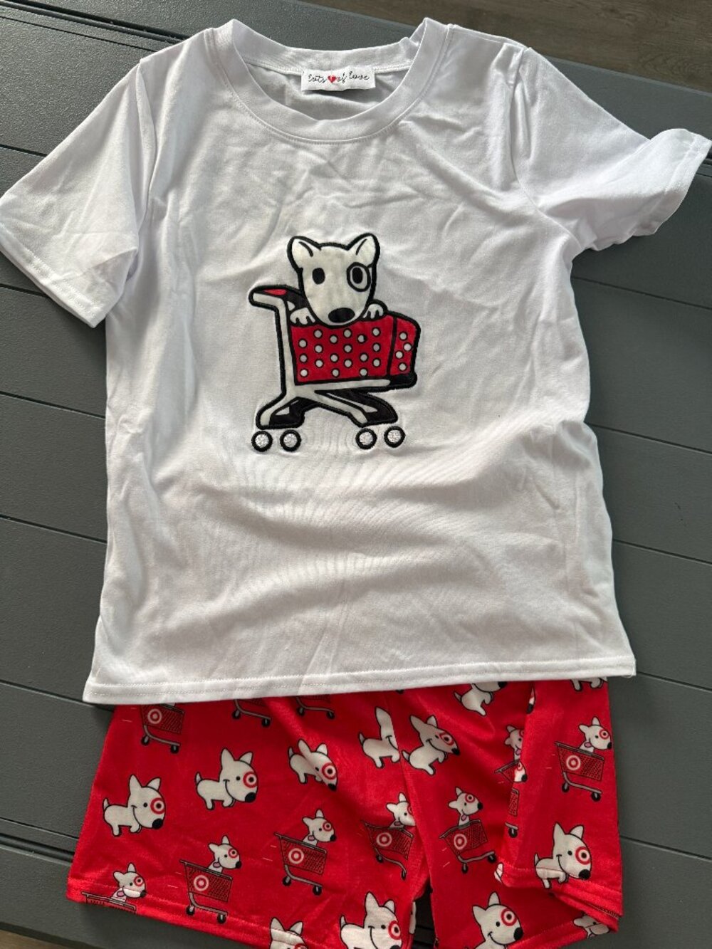 Boutique Target Dog (Bullseye) Set Size 6/7 NWOT